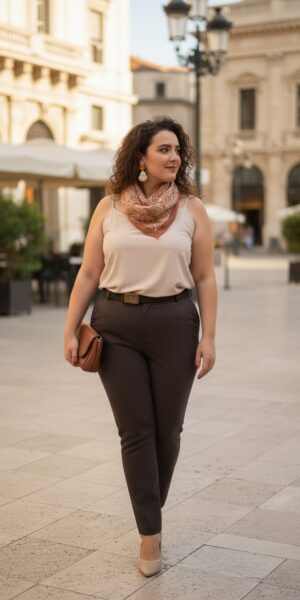 tina top espresso pants